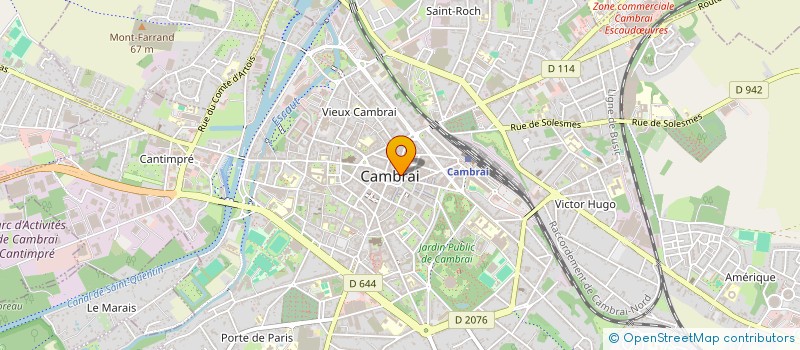 localisation de l'entreprise MONSIEUR PIERRE CASSELEUX à CAMBRAI