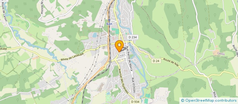 localisation de l'entreprise MONSIEUR PIERRE CASTAING  GAN