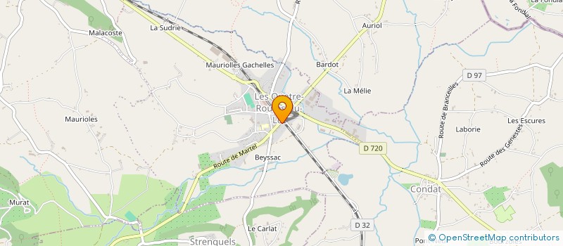 localisation de l'entreprise MONSIEUR PIERRE CASTANET  LE VIGNON-EN-QUERCY