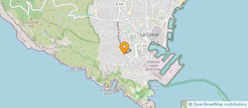 localisation de l'entreprise MONSIEUR PIERRE CASTELDACCIA à LA CIOTAT