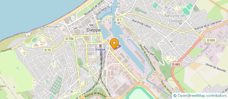 localisation de l'entreprise MONSIEUR PIERRE CASTELOT  DIEPPE