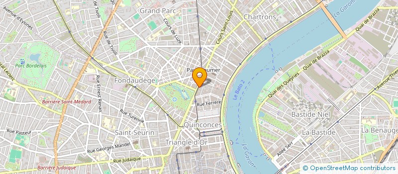 localisation de l'entreprise MONSIEUR PIERRE CASTERA-MINARD  BORDEAUX