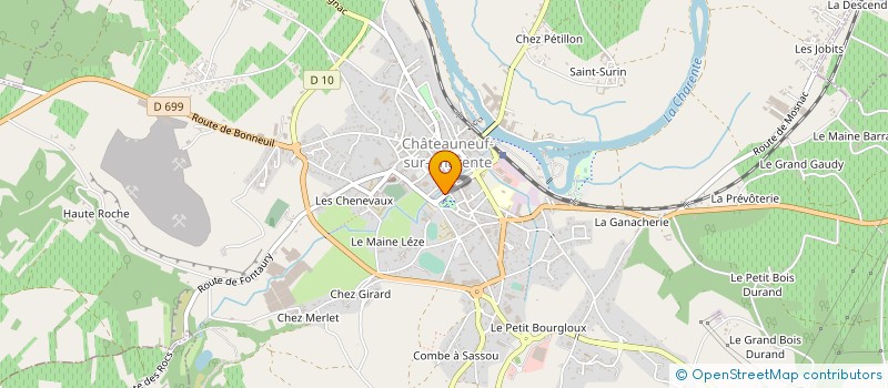 localisation de l'entreprise MONSIEUR PIERRE CATALA à CHATEAUNEUF-SUR-CHARENTE