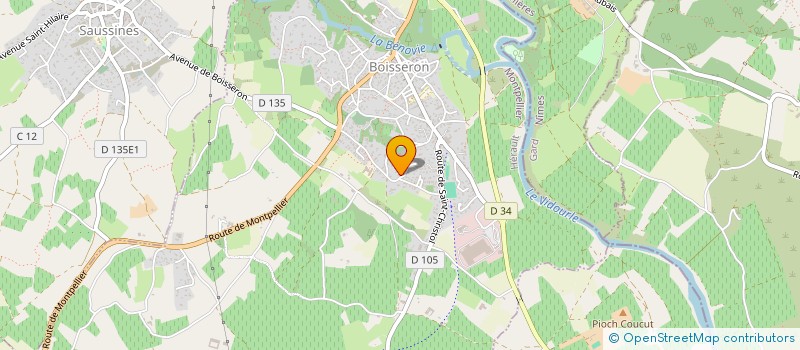 localisation de l'entreprise MONSIEUR PIERRE CATHERINE-BUFFET  BOISSERON