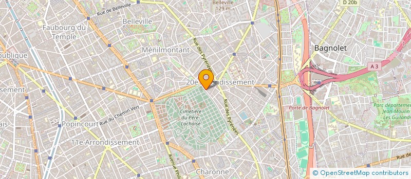 localisation de l'entreprise MONSIEUR PIERRE CATTEAU  PARIS