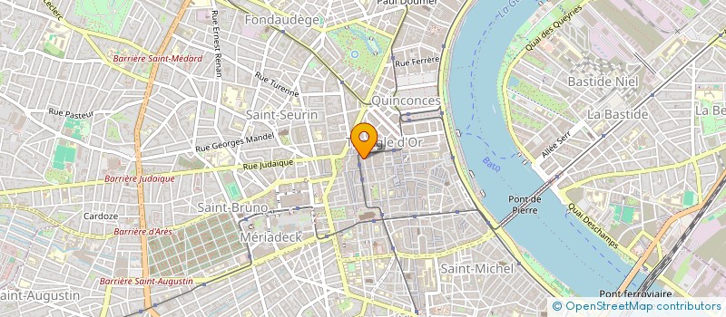 localisation de l'entreprise MONSIEUR PIERRE CATTEAU  BORDEAUX