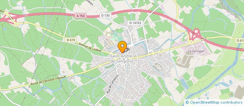 localisation de l'entreprise MONSIEUR PIERRE CAUSSE  SAINT-ANDRE-DE-SANGONIS