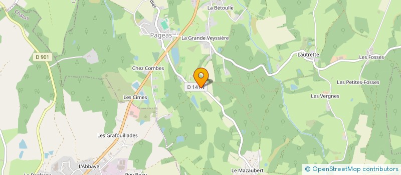 localisation de l'entreprise MONSIEUR PIERRE CAUTE à PAGEAS