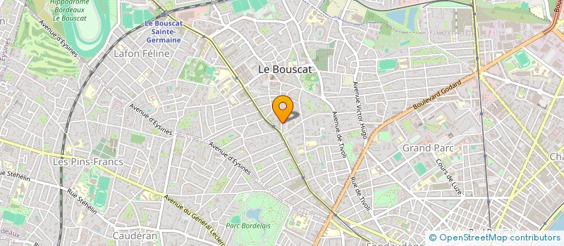 localisation de l'entreprise MONSIEUR PIERRE CAVALIER à LE BOUSCAT