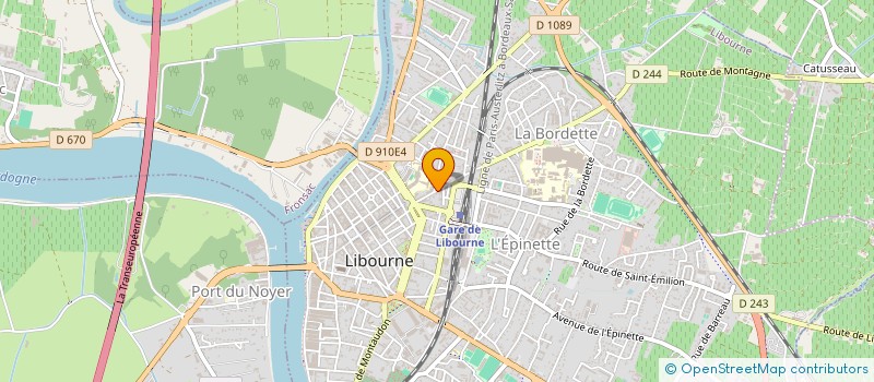 localisation de l'entreprise MONSIEUR PIERRE CAYLA à LIBOURNE