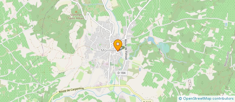 localisation de l'entreprise MONSIEUR PIERRE CAYOL  MORMOIRON