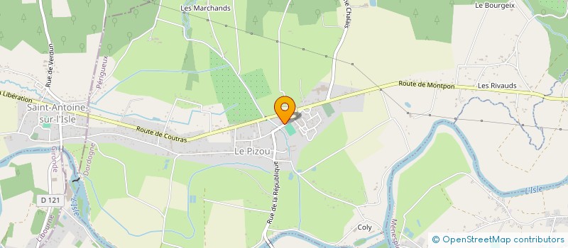 localisation de l'entreprise MONSIEUR PIERRE CAYROU  LE PIZOU