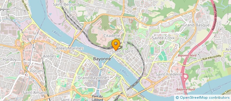 localisation de l'entreprise MONSIEUR PIERRE CAZALE  BAYONNE