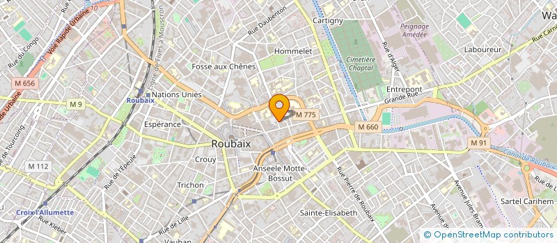 localisation de l'entreprise MONSIEUR PIERRE CAZENAVE à ROUBAIX