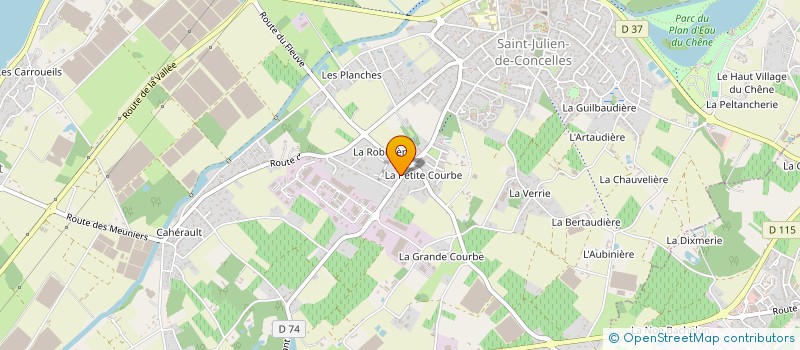 localisation de l'entreprise MONSIEUR PIERRE CAZENEUVE  SAINT-JULIEN-DE-CONCELLES