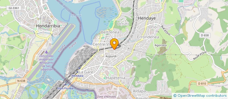 localisation de l'entreprise MONSIEUR PIERRE CAZON  ANGLET