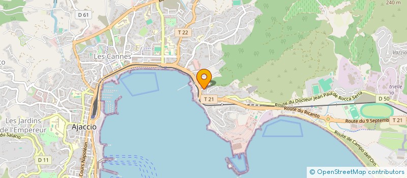 localisation de l'entreprise MONSIEUR PIERRE CECCHINI  AJACCIO