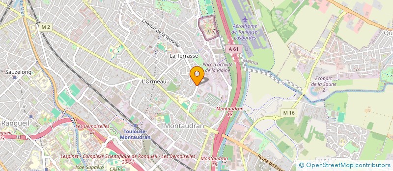 localisation de l'entreprise MONSIEUR PIERRE CERCEAU  TOULOUSE