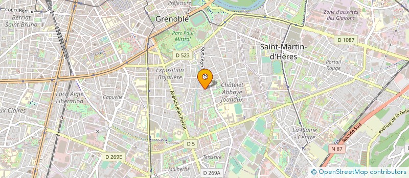 localisation de l'entreprise MONSIEUR PIERRE CESAR  POISAT