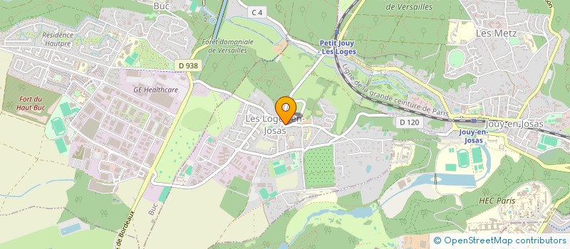 localisation de l'entreprise MONSIEUR PIERRE CESAR  LES LOGES-EN-JOSAS