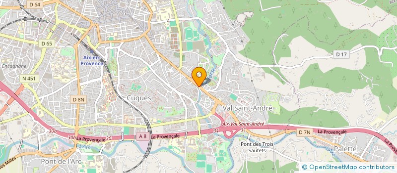 localisation de l'entreprise MONSIEUR PIERRE CEUGNIET à AIX-EN-PROVENCE