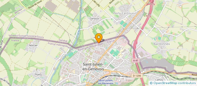 localisation de l'entreprise MONSIEUR PIERRE CHABANIAN  SAINT-JULIEN-EN-GENEVOIS