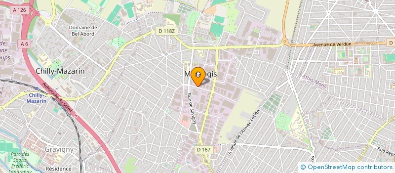 localisation de l'entreprise MONSIEUR PIERRE CHABANON  MORANGIS