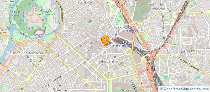 localisation de l'entreprise MONSIEUR PIERRE CHABE à LILLE