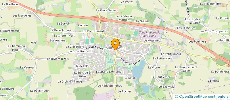 localisation de l'entreprise MONSIEUR PIERRE CHABUT  SAINT-GILLES