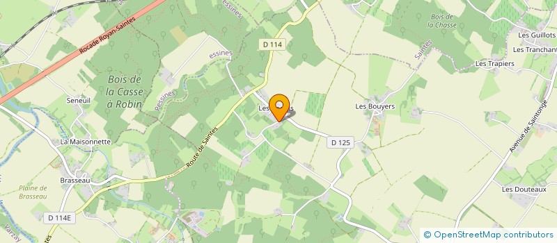 localisation de l'entreprise MONSIEUR PIERRE CHAGNAUD  CHERMIGNAC