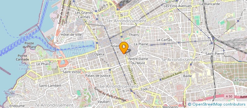 localisation de l'entreprise MONSIEUR PIERRE CHAILLET à MARSEILLE
