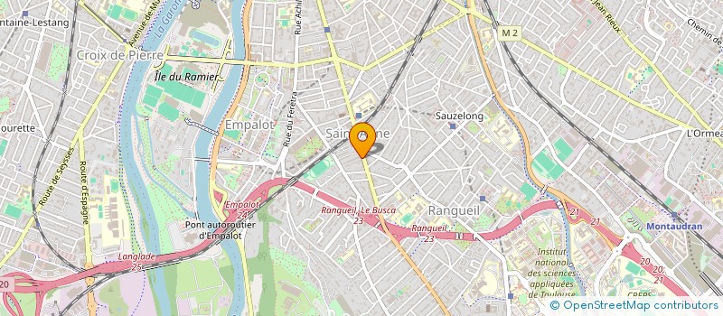 localisation de l'entreprise MONSIEUR PIERRE CHALA  TOULOUSE