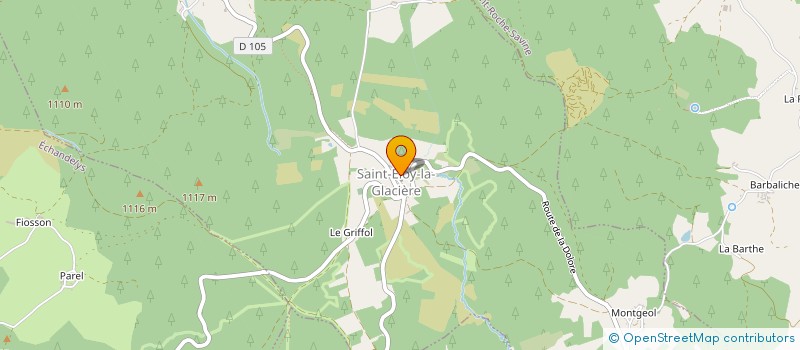 localisation de l'entreprise MONSIEUR PIERRE CHALCHAT  LE MONESTIER