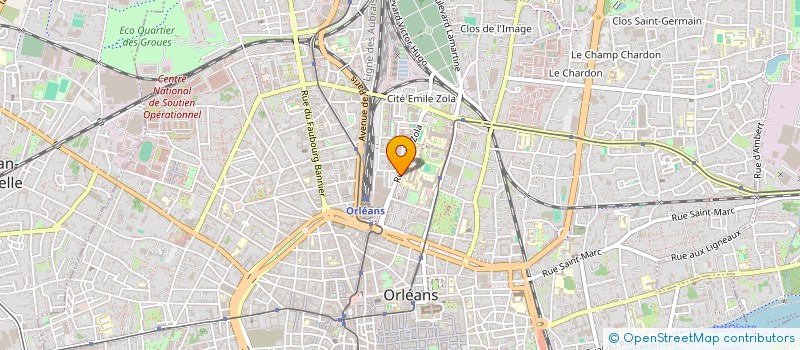 localisation de l'entreprise MONSIEUR PIERRE CHALMETON à ORLEANS