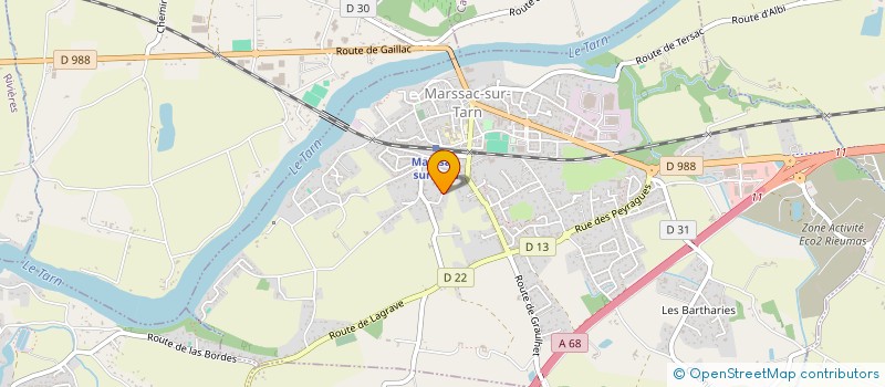 localisation de l'entreprise MONSIEUR PIERRE CHAMAYOU  MARSSAC-SUR-TARN