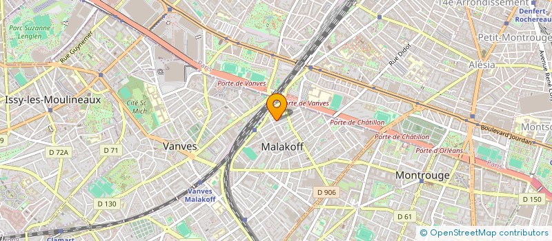 localisation de l'entreprise MONSIEUR PIERRE CHAMBRY  MALAKOFF