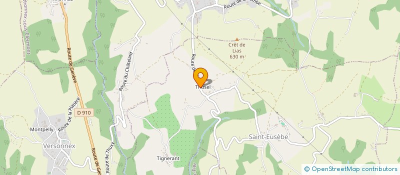 localisation de l'entreprise MONSIEUR PIERRE CHAMOT  SAINT-EUSEBE