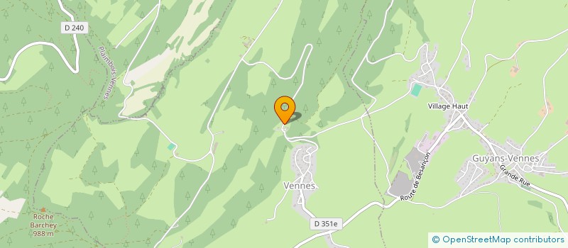 localisation de l'entreprise MONSIEUR PIERRE CHAMPEMONT  VENNES