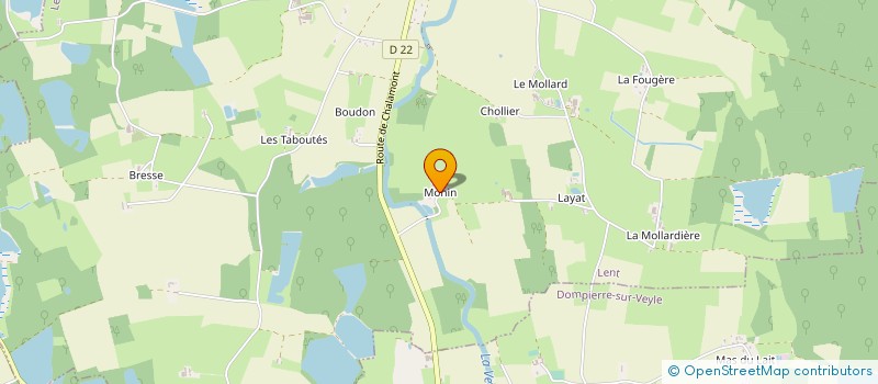 localisation de l'entreprise MONSIEUR PIERRE CHAMPLIAUD  LENT