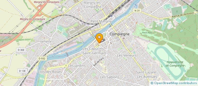 localisation de l'entreprise MONSIEUR PIERRE CHANOINE à COMPIEGNE