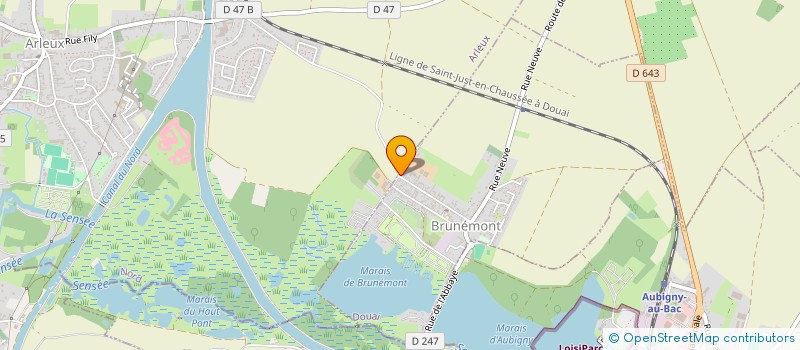 localisation de l'entreprise MONSIEUR PIERRE CHANOINE  BRUNEMONT