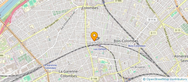 localisation de l'entreprise MONSIEUR PIERRE CHANTELOUVE à COLOMBES