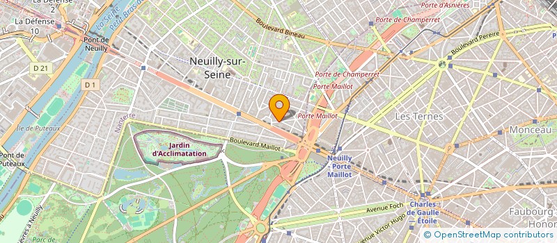localisation de l'entreprise MONSIEUR PIERRE CHANTY à NEUILLY-SUR-SEINE