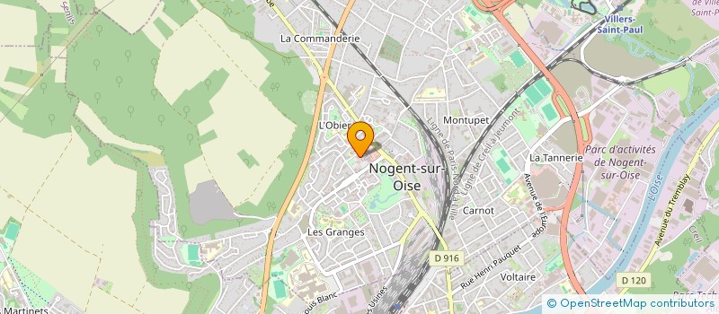 localisation de l'entreprise MONSIEUR PIERRE CHAPAT à NOGENT-SUR-OISE