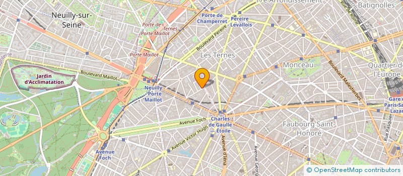 localisation de l'entreprise MONSIEUR PIERRE CHAPEAU  PARIS