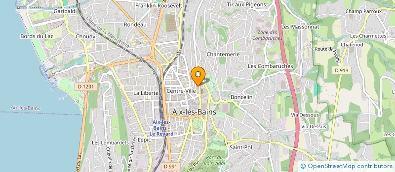 localisation de l'entreprise MONSIEUR PIERRE CHAPOT à AIX-LES-BAINS