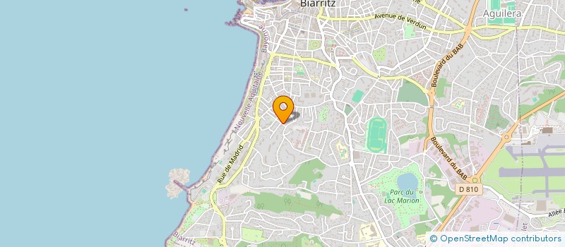 localisation de l'entreprise MONSIEUR PIERRE CHAPPERT à BIARRITZ
