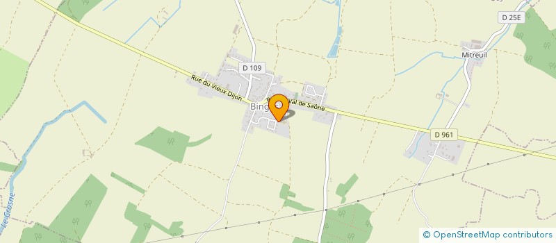 localisation de l'entreprise MONSIEUR PIERRE CHAPUIS  PERRIGNY SUR L'OGNON