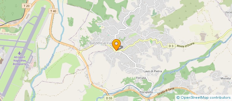 localisation de l'entreprise MONSIEUR PIERRE CHAPUIS à BASTELICACCIA