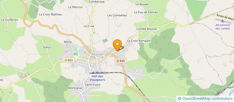 localisation de l'entreprise MONSIEUR PIERRE CHARAZAC  MARTEL